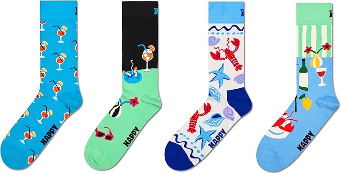 Happy Socks 5-Pack Pattern Socks