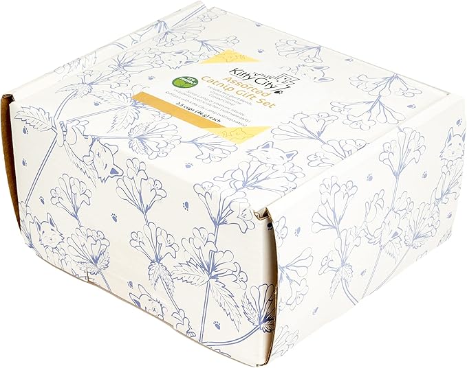 Kitty City Cat Premium Natural Catnip Collection, Gift Set