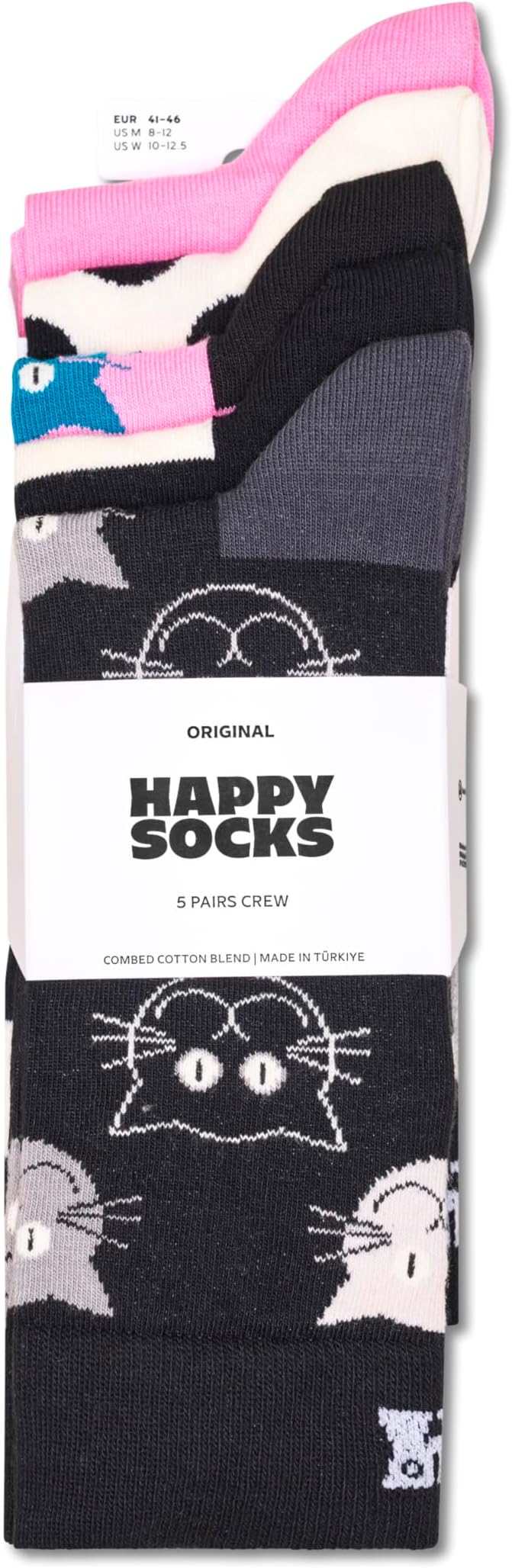 Happy Socks 5-Pack Pattern Socks