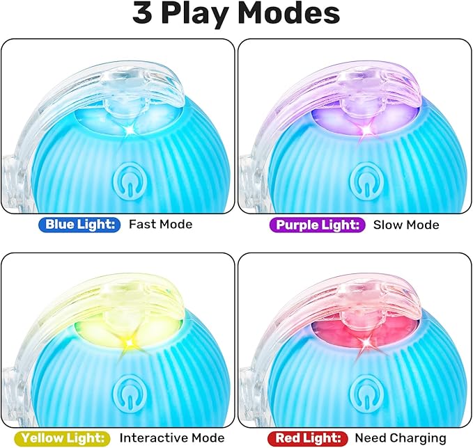 Cat Toy, Electric Interactive Toys for Indoor Cats, Blue