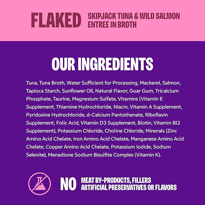 Wellness CORE Signature Selects Flaked Adult Wet Cat Food,Natural,Protein-Rich,Grain Free,5.3 Ounce (Skipjack Tuna & Wild Salmon),(Pack of 24)