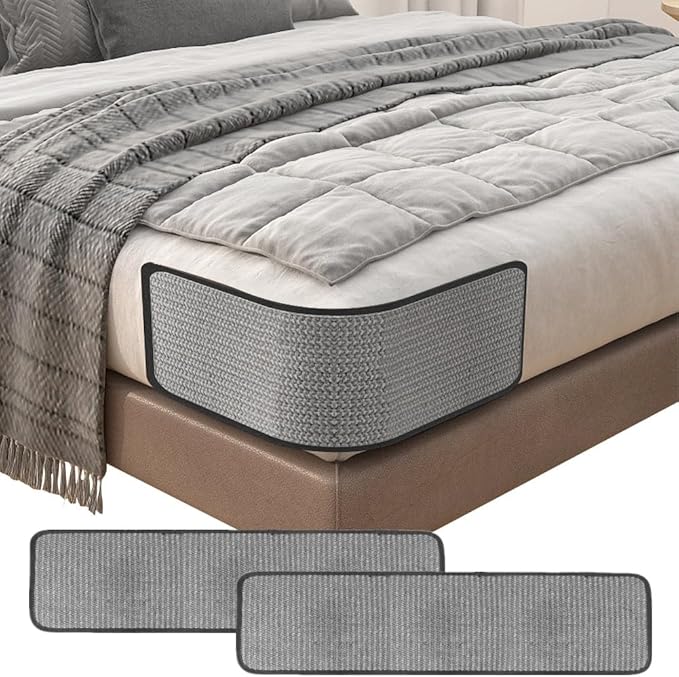2 PCS Natural Sisal Cat Scratching Pads Cat Scratch Furniture Protectors Cat Scratcher Mats Sofa Bed Corner Protector Anti-Slip Cat Scratch Pads for Grinding Claw, Post Tree Ramp Cardboard Replacement
