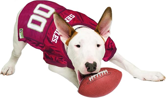 Pets First NCAA College Florida State Seminoles Mesh Jersey for DOGS & CATS, X-Large. Licensed Dog Jersey with your Favorite Football/Basketball College Team