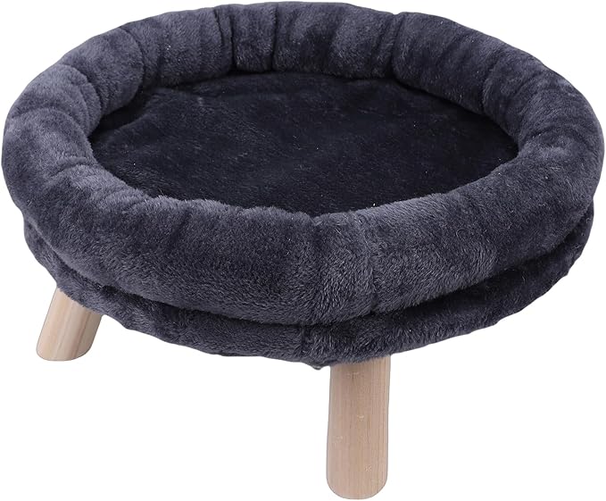 AYNEFY Elevated Cat Bed, Cat Beds Furniture Detachable Pet Sofa with Humidity Wicking Breathable Fabric, for Home Indoor Use Elevated Bed, 4 Seasons Universal Multifunctional