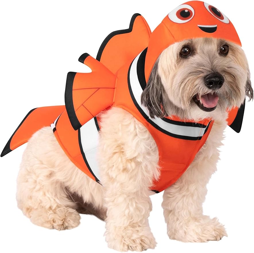 Disney Finding Nemo: Nemo Pet Costume for For Dogs or Cats by Rubies, XL