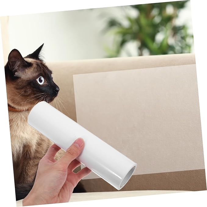 Abaodam 1Roll Cat Scratch Tape Self Adhesive Furniture Protector for Sofas Chairs Beds Scratch Durable Cat Claw Defense Tape Versatile Protection