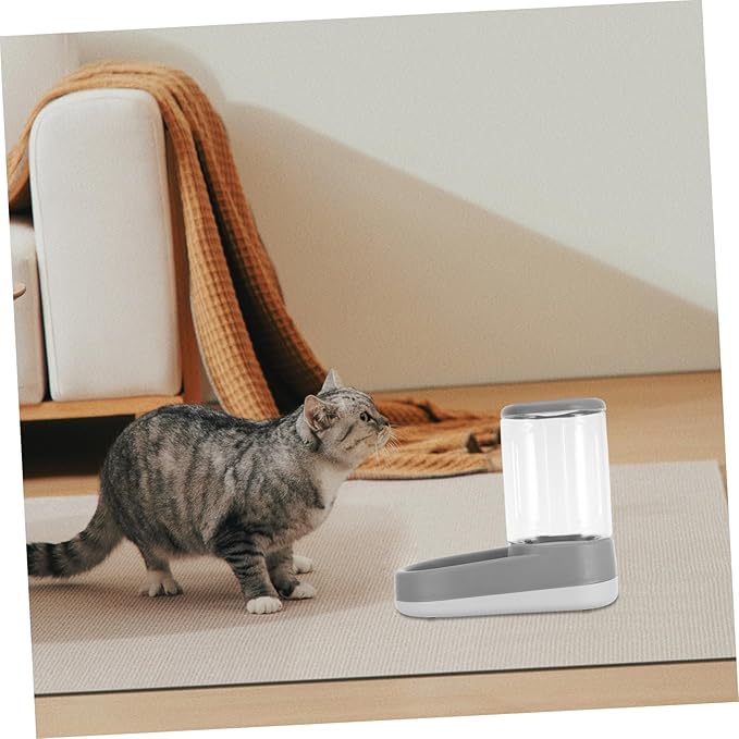 GALPADA Automatic Pet Water Feeder and Food Dispenser Capacity Watering Station Quiet for Cats and Small to Medium Dogs Food Grade Materials