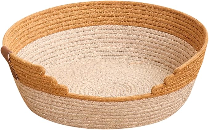 Cat Bed Basket, Comfortable Lounge Bed, Grinding Claws, Scratching Resistant Cat Scratcher Rest Nest for Indoor Cats, XL