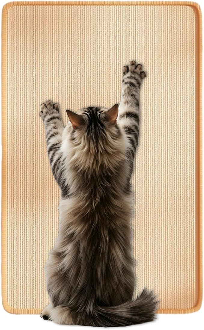 Cat Scratch Pad,Sticky Furniture Protection Scratching Board,Indoor Cat Wall Scratcher - for Apartment, Farmhouse, Living Room, Bedroom, Balcony, Sofa, Bed, Floor