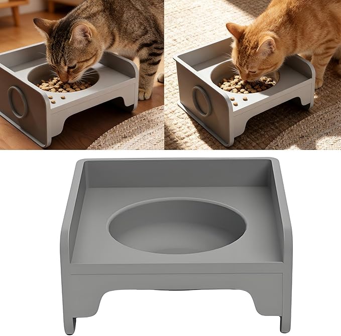 Cats Water Bowl AntiTip Design Feeder Food for Indoor and Outdoor Use Dog and Cats Feeding Watering Pet Feeding Bowl