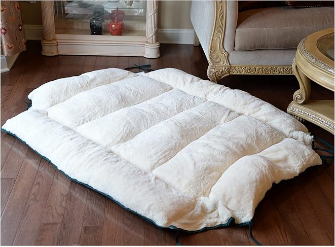 Armarkat Pet Bed 64-Inch by 50-Inch D04HML/MB-Xtra Large, Green & Ivory