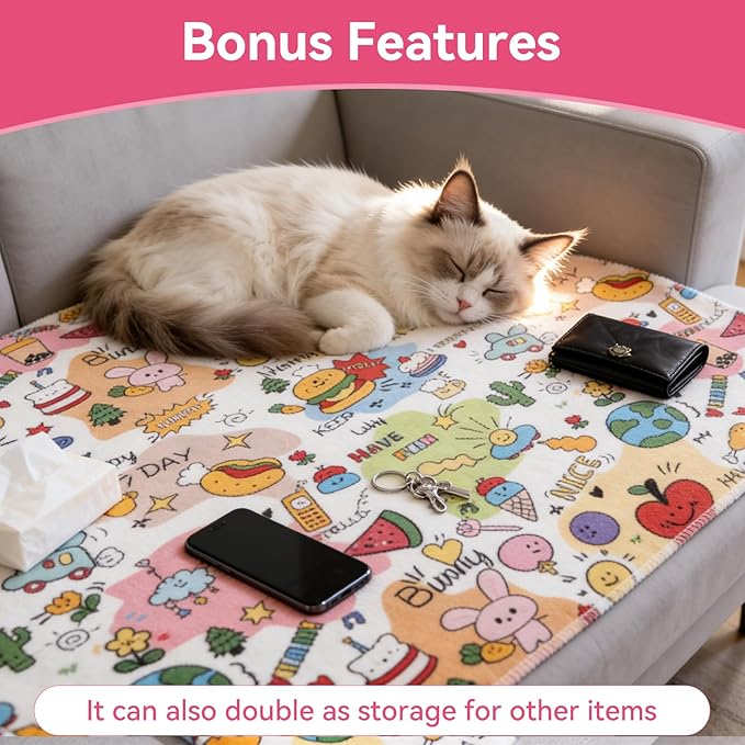 Cat Wrap for Cutting Nails，Cat Restraint for Nail Clipping，Cat Grooming Wrap for Cat Shower, Anti-Scratch Anti-Escape Multifunctional Pet Tool,21.7in