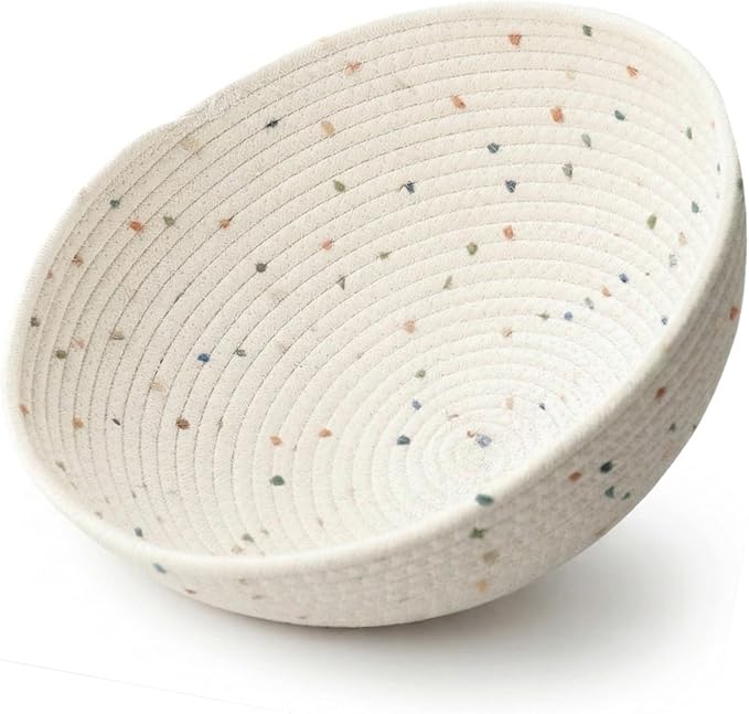 Cotton Rope Cat Bed Mat for Space Capsule, 11.8" Breathable Round Nest Liner, All-Season Warm & Cooling Pet Pad, Washable Scratch-Resistant Bedding for Cat Tree & Clear Bowl