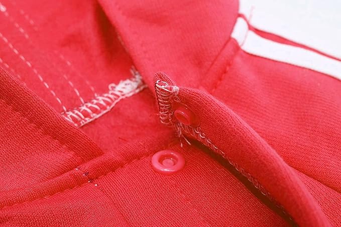 MeowWow Small Puppy Dog Hoodie Sweater 4 Legs Dogs Jumpsuit Fleece Sweatshirt Pet Outfit Girl Dog Winter Clothes Cotton Hoodies for Small Medium Dogs Cats Apparel