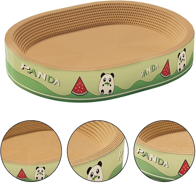 Genérico Scratching Bed for Cats, Chew Ergonomic Furniture Protection Scratching Board, Scratching Panel for Indoor Cats | in Living Room, Bedroom, Balcony, Floor, Home, Apartment