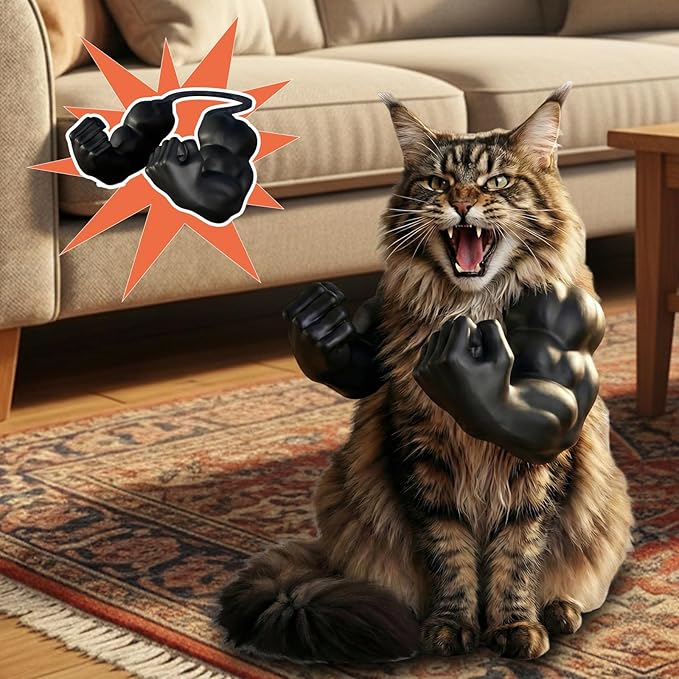 Cat Muscle Arm, 3D Printed Muscle Arm Costume, Creative & Funny Pet Toy, Costume Accessories for Pet Dress-Up, Cosplay, Parties & Photos