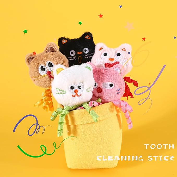 Silvervine Chew Sticks for Indoor Cats, Catnip Toys for Indoor Cats, Kitten Chew Toys Teething Cat nip Toys for Indoor Cats Teething Toys for Kittens(Black)