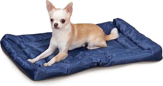 Slumber Pet Royal Blue Small Water Resistant Bed – Comfortable and Durable Pet Bed for Dogs and Cats, Measures 24” x 17”