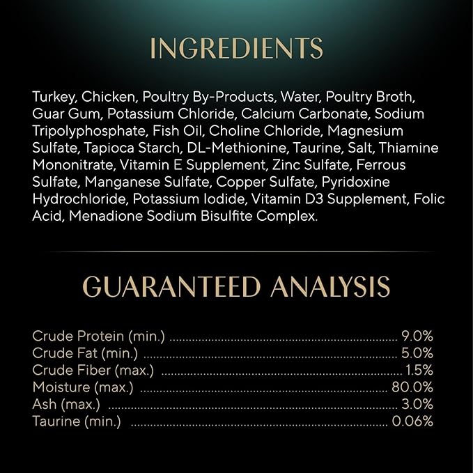 Sheba Perfect Portions Wet Cat Food Pate Roasted Turkey Entree, 2.6 oz. Twin-Pack Trays, Cat Food Wet Recipe (24 Count, 48 Servings)