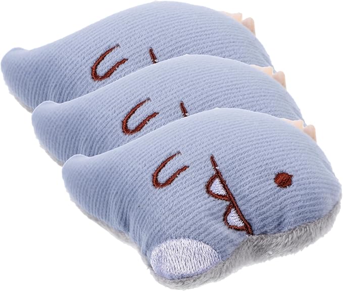 Totority 3pcs Catnip Filled Chew for Cats Interactive Plush Molar Cat Biting Pet Gift for Indoor Play and Boredom Relief