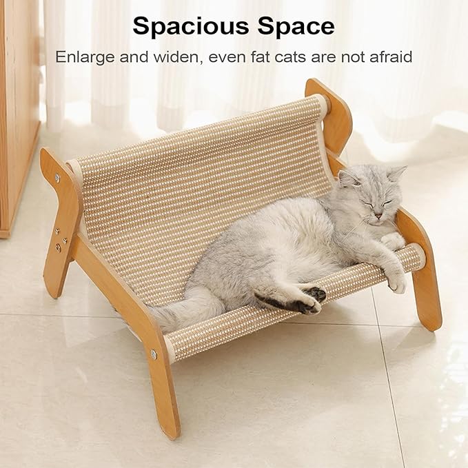 Cat Scratching Couch - Cooling Training Lounger,Cat Scratcher Furniture - for Home Decor Enrichment Pet Supplies Playtime Indoor Kitten Training Nail Care