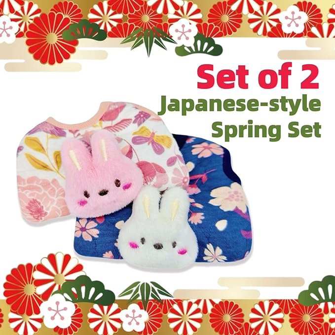 2-Piece Tiny Pet Clothes, Ultra Soft Sweater Shirts for Newborn/Teacup Cats & Dogs (e.g., Chihuahuas, Yorkies, Miniature Pinscher), Other Small Animals (Rabbit, XXXS)