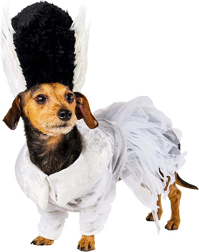 Universal Monsters: Bride Of Frankenstein Pet Costume for For Dogs or Cats by Rubies, Small