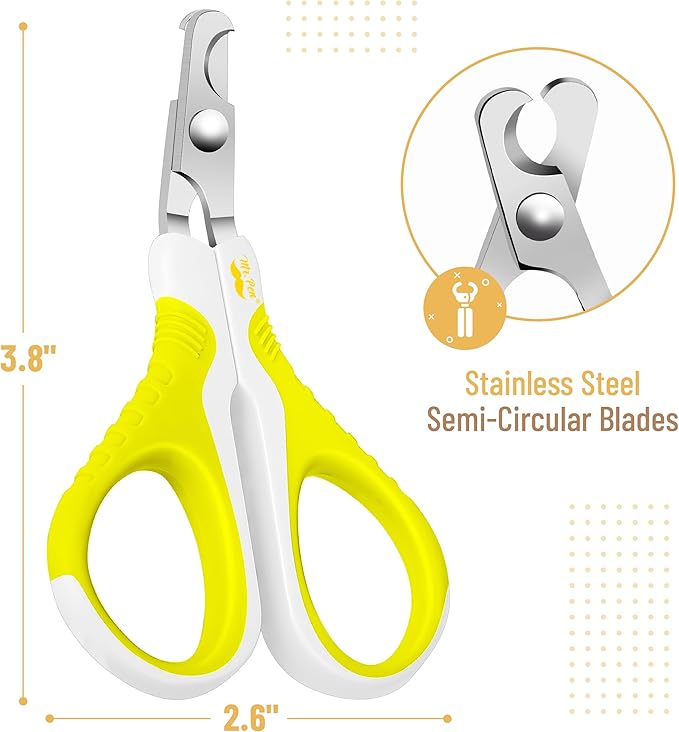 Mr. Pen- Cat Nail Clipper, Stainless Steel, Professional Sharp Cat Claw Trimmer for Small and Medium Cats, Pet Nail Clipper with Sturdy Non Slip Handle