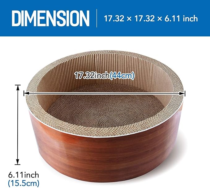 Bone Cat Scratcher Cardboard Lounge Bed, Cat Scratching Post, Durable Board Pads Prevents Furniture Damage