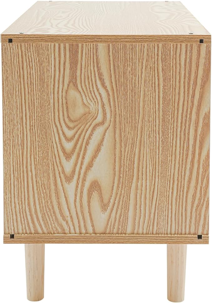 Solid Wood Cat House Nightstand, TV-Shaped Pet Bed with Peek-a-Hole, Modern Cat Furniture for Indoor Cats, Multi-Functional Bedside Table Load 165lb, 19.7" L x 11.4" W x 15.7" H