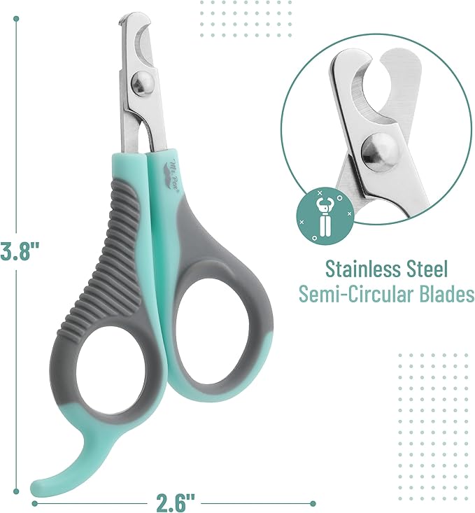 Mr. Pen- Cat Nail Clipper, Stainless Steel, Professional Sharp Cat Claw Trimmer for Small and Medium Cats, Pet Nail Clipper with Sturdy Non Slip Handle