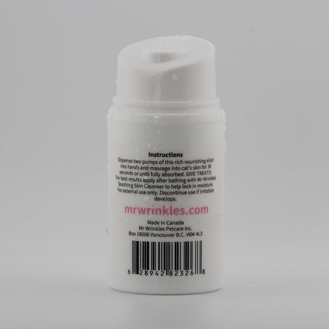 Sphynx Cat Revitalizing Elixir, Skin Care Conditioner, 100% Natural, Exclusively for Hairless Cats, Gentler Than Shampoo!