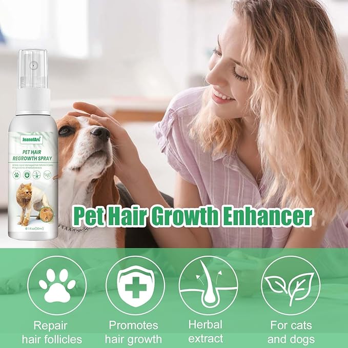 Leave-in Conditioning Spray for Dogs & Cats, 30ml - Tangle & Shed Control with Natural Oils, Promotes Shiny, Silky Coat & Soothes Skin
