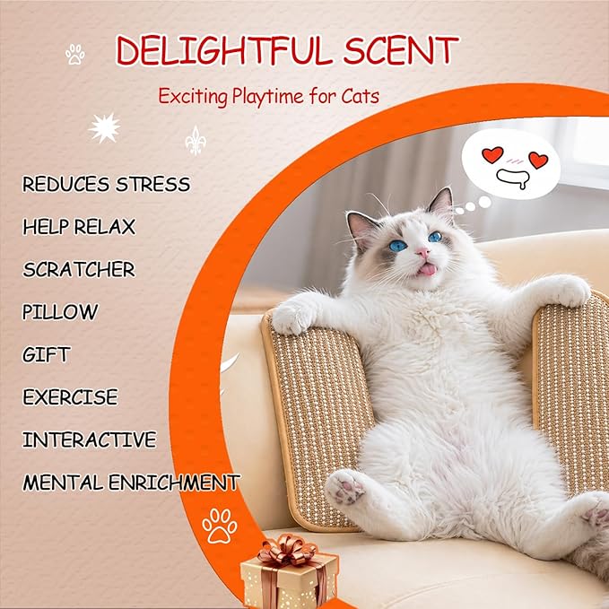 3 Pack 13inch Catnip Cat Kicker Toys Pillow Sisal Cat Toy Sticks for Bunny Kicking Cats Interactive Toys for Indoor Cats Boredom Breaker Cat Nip Toys Cat Chew Toy for Large Cats Kitty Kitten