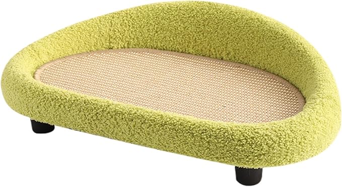 Cat Lounger Scratcher - Sisal Large Lounge Nest | Scratching Pad,for Home Living Room Apartment Dorm Patio Balcony Porch Corner