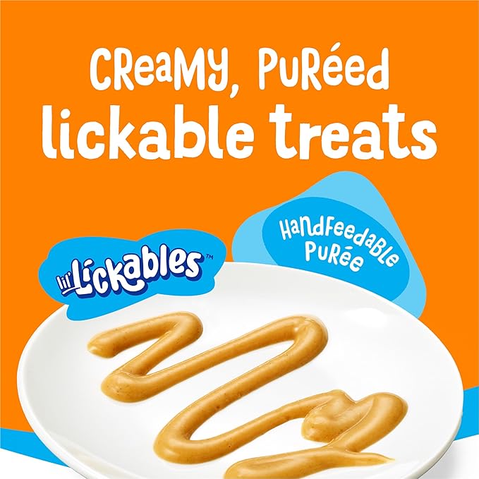 Purina Friskies Lil' Lickables with Chicken or Tuna Variety Pack Lickable Cat Treats  - 5 oz. (Pack of 10)