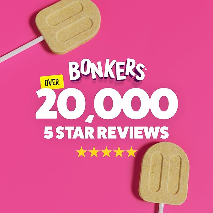 Bonkers Purrpops, Summer Edition Freeze Dried Chicken Flavored Lollipop Cat Treats, 55 Pieces (11 Packs)