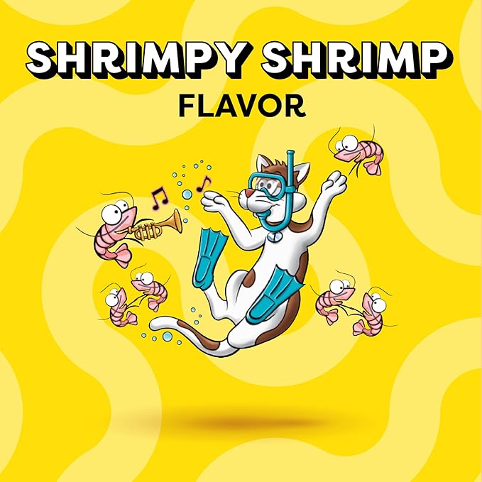 Temptations Cat Treats, Classic Crunchy and Soft Cat Treats, Shrimpy Shrimp Flavor, 16 oz. Tub
