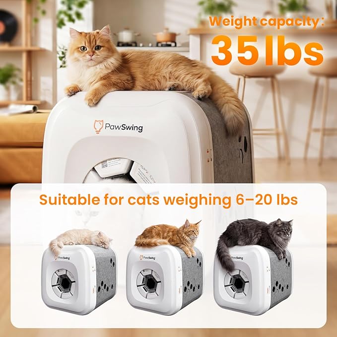 Cat Self Groomer Neo with 360° Skin Friendly Brush Self Cleaning Automatic Fur Collection Grooming House for Hairball Control and Shedding Relief Autocomb Cat Auto Grooming Box for All Cats