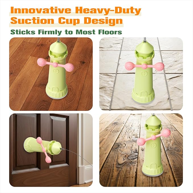 BSISUERM Cat Interactive Toys for Indoor Cats, Enhanced Suction Cup Cat Teaser Wand, Kitty Enrichment Chase Toy Fun Weight Loss Exercise Toy for Kitten Adult Cats Boredom Relief Keep Them Busy