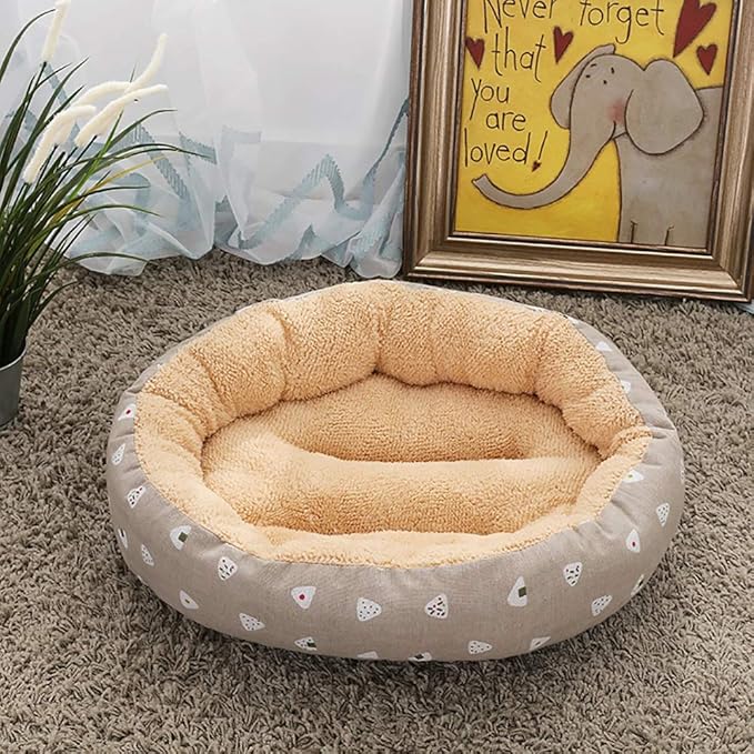 Pet Supplies Beige/Gray Simple Fashion Kennel Cat Litter Small Medium Dog Pet Dog Pad 50 50 14 cm