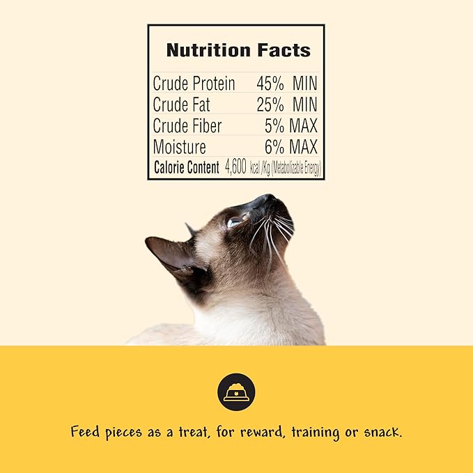 Benny Bullys Chicken Heart Chops - Freeze Dried Cat Treats - 20g/ 0.7oz (4 Pack)
