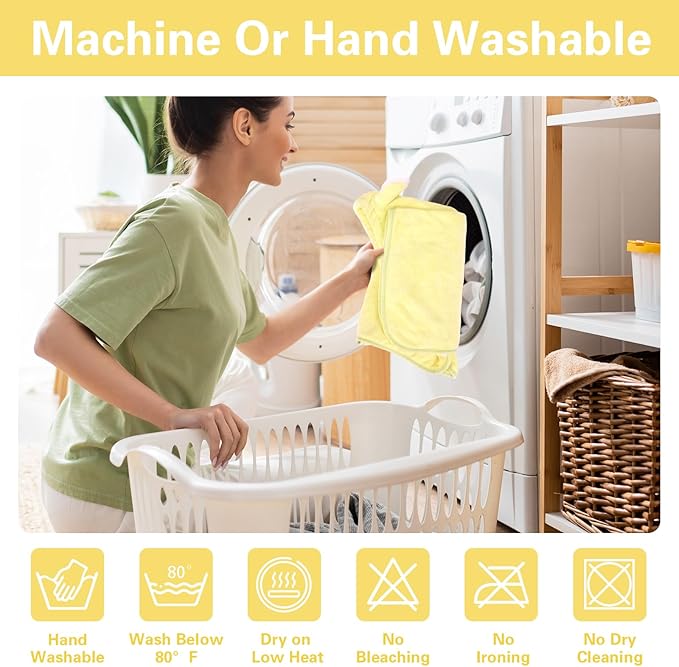 Pet Bathrobe Towel Dog Cat Drying Coat Super Absorbent Cute Dogs Bath Towel Hooded Robe Adjustable Collar & Belly Strap for XSmall to XLarge Pets (Yellow, X-Small)