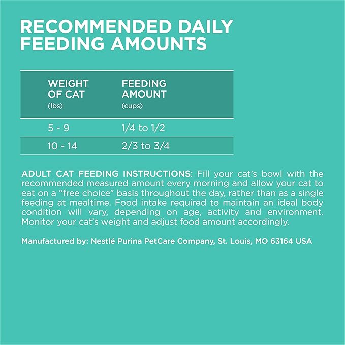 Purina ONE Sensitive Stomach, Sensitive Skin, Natural Dry Cat Food, +Plus Sensitive Skin and Stomach Formula - 3.5 Lb. Bag