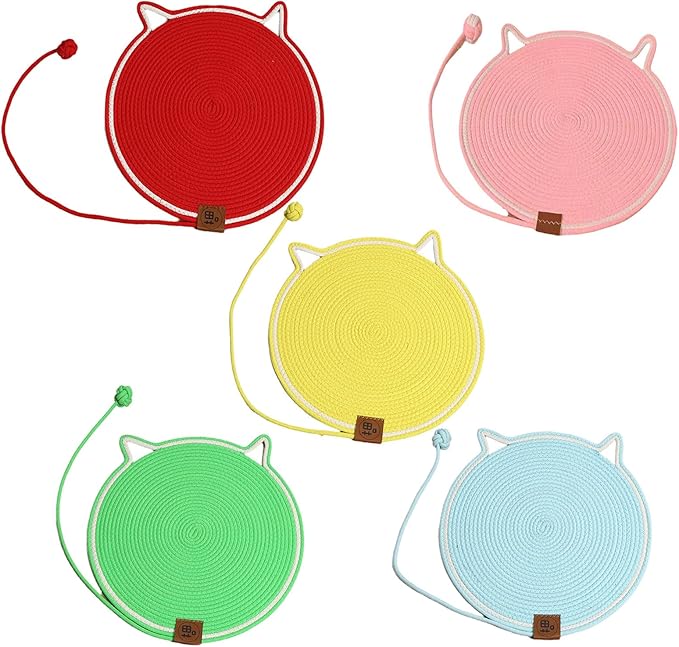 Peiiwdc Cats Interaction Scratcher Board Toy Furniture Protective Pet Rest Bed for, Climbing, Lounging Large Cats Mat