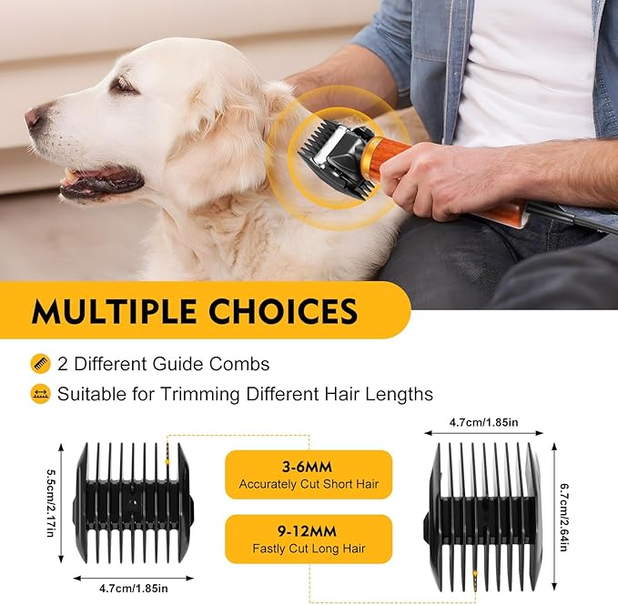 Electric Pet Clipper Shears, Dog Cat Pet Animal Shave Grooming,Professional Electric Sheep Shears Pet Grooming Haircuting Supplies 55W