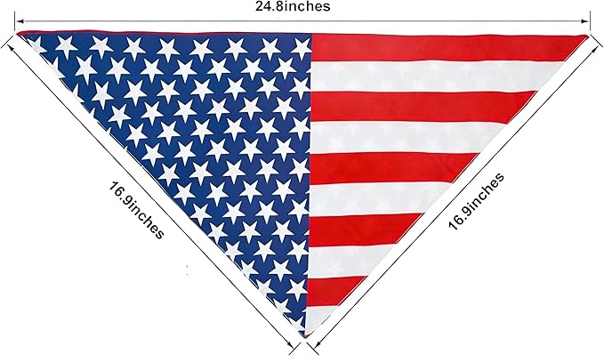 Small Dog Cat America's 250th Anniversary 4th of July Dress, Bandana & Bow Clip 3 Piece Accessories S