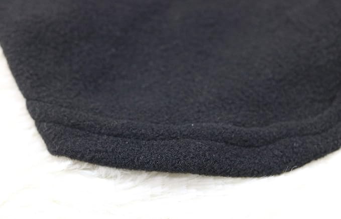 Cat Sweater Fleece Vest Cat Clothes for Small Cats Only, Small, Black