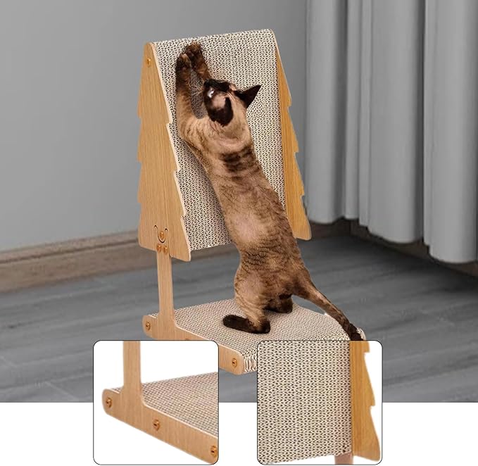 Cat Scratcher Bed Scratcher Board Sofa Furniture Protector,Wear Resistant,Cat Scratching Mat,Kitten Couch for Pet Birthday, L