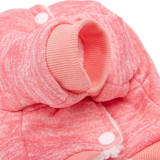 Dog Sweater, Dog Sweaters for Small Dogs, 2, 3 Pack Warm Soft Pet Clothes for Puppy, Medium Large Cat, Dogs Girl or Boy, Dog Shirt for Winter Christmas (Coat Pink+Purple, X-Large)
